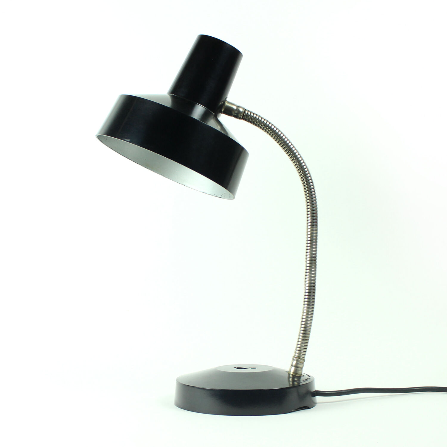 Table lamp in black bakelite and metal by Elektrosvit, Szechoslovakia, 1970
