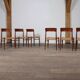 Kai Kristiansen Dining Chairs In Teak And Papercord For KS Mobler, Denmark 1960s, Set Of 6