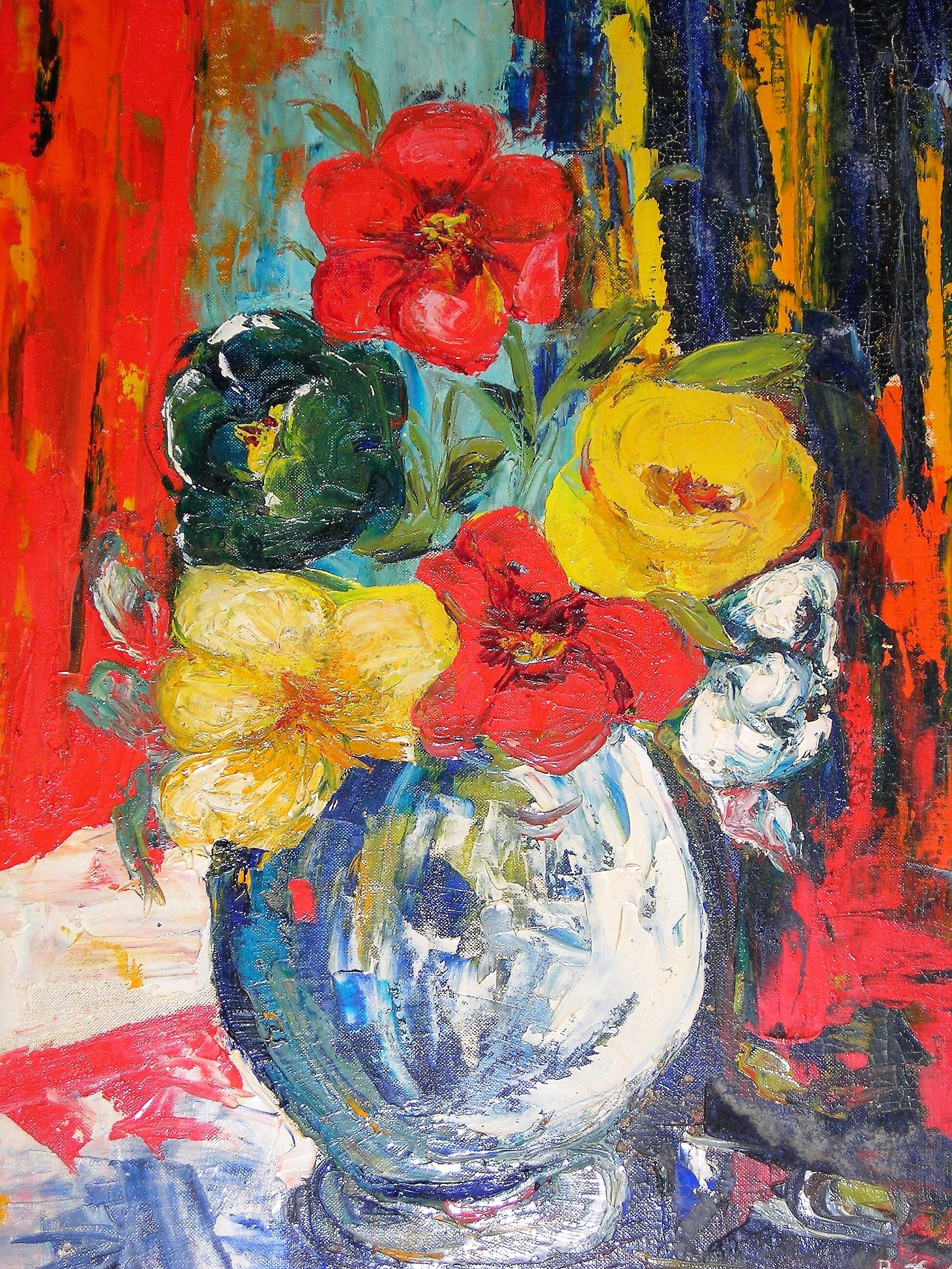 Bouquet of flowers of B Del Giudice  XXth