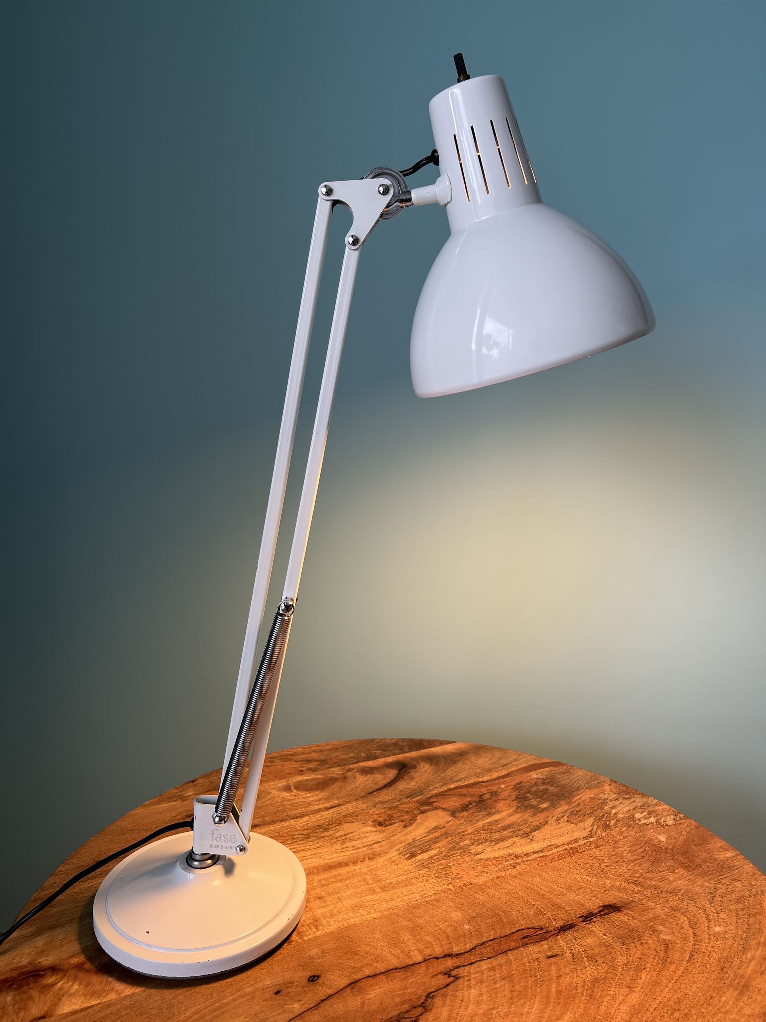 Vintage desk architect's lamp (FASE lamp), mid century flexo  from the 1970s