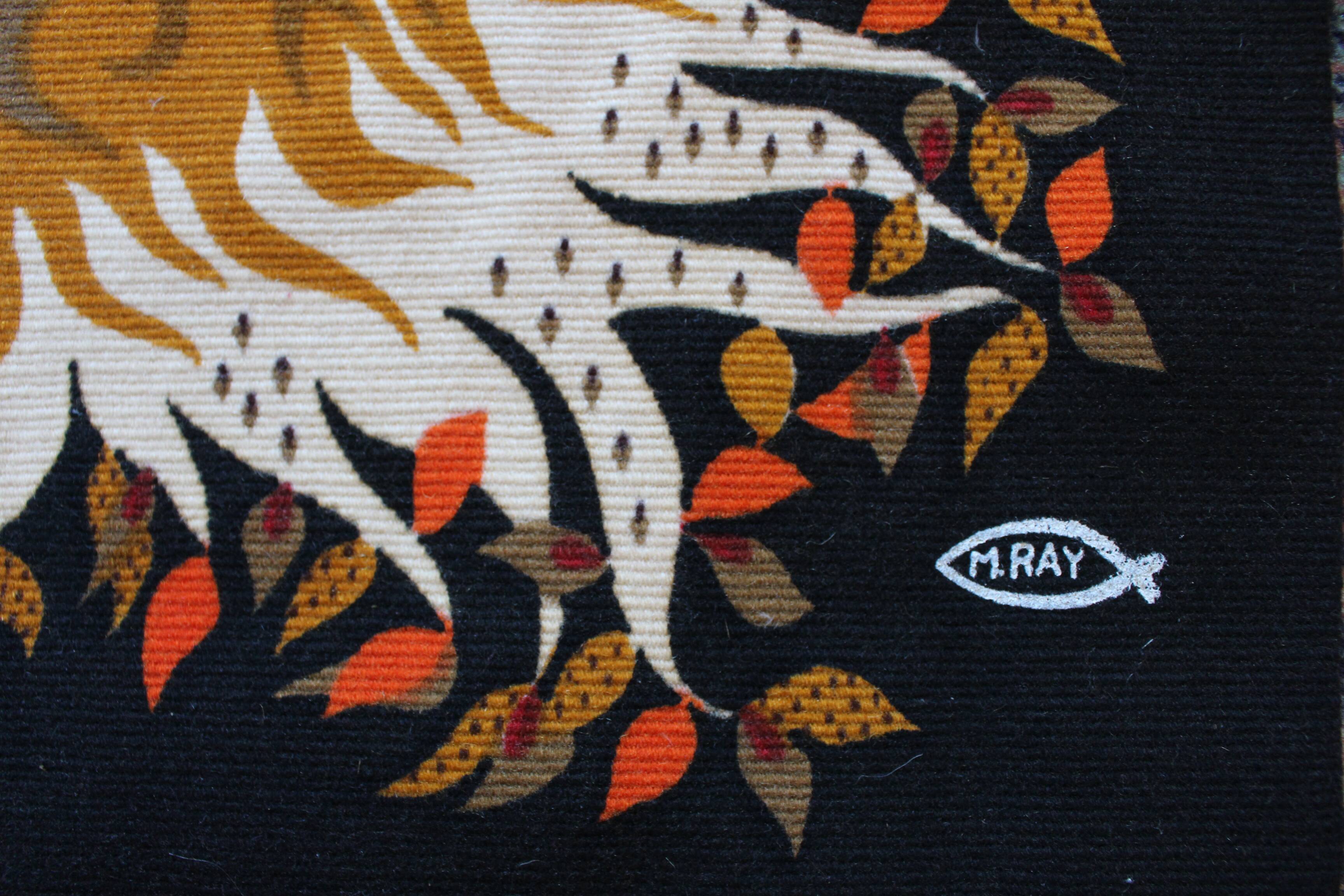 Tapestry "The Lyre Bird" by Michèle Ray