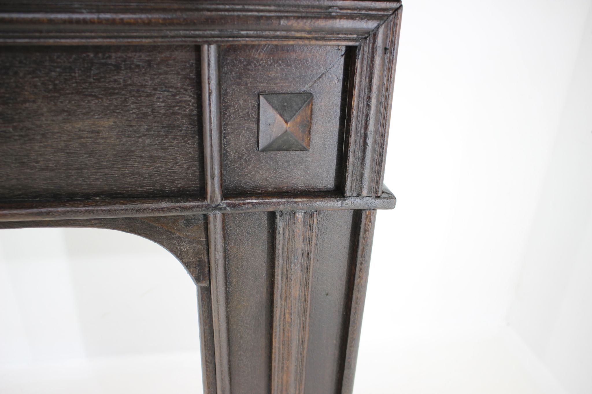Antique Oak Fireplace Mantel