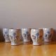 Tasses en céramique Van Melle oiseaux
