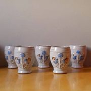 Tasses en céramique Van Melle oiseaux