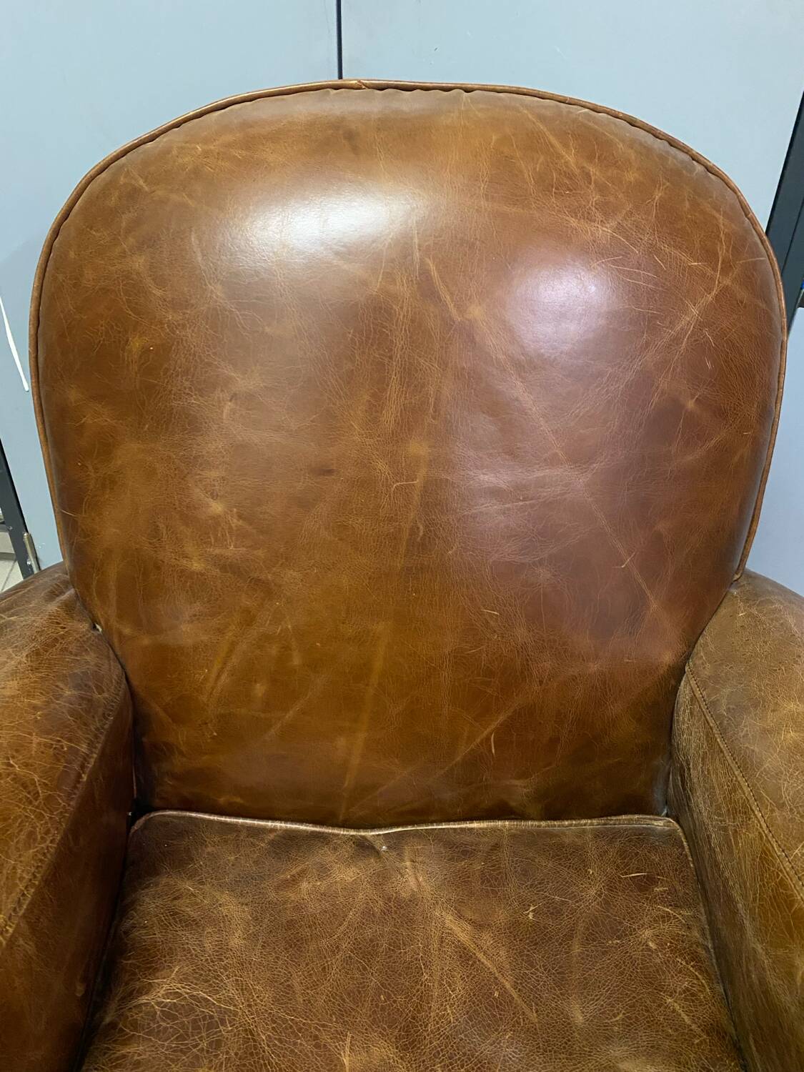 Fauteuil club cuir