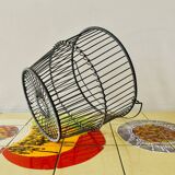 Ancien grand panier à oeufs en zinc