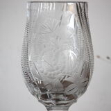 Drageoir en cristal taillé