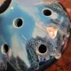 Enamelled Posy Vase / Flower Holder from Vallauris 1960s 1970s