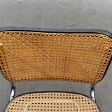 Cesca design chair b32 model in black and chrome