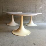 Tulip foo swivel coffee table