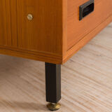 Italian free standing  teak wall unit