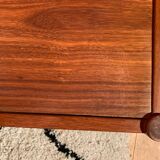 Table basse scandinave vintage teck palissandre de Rio Michel Arnoult