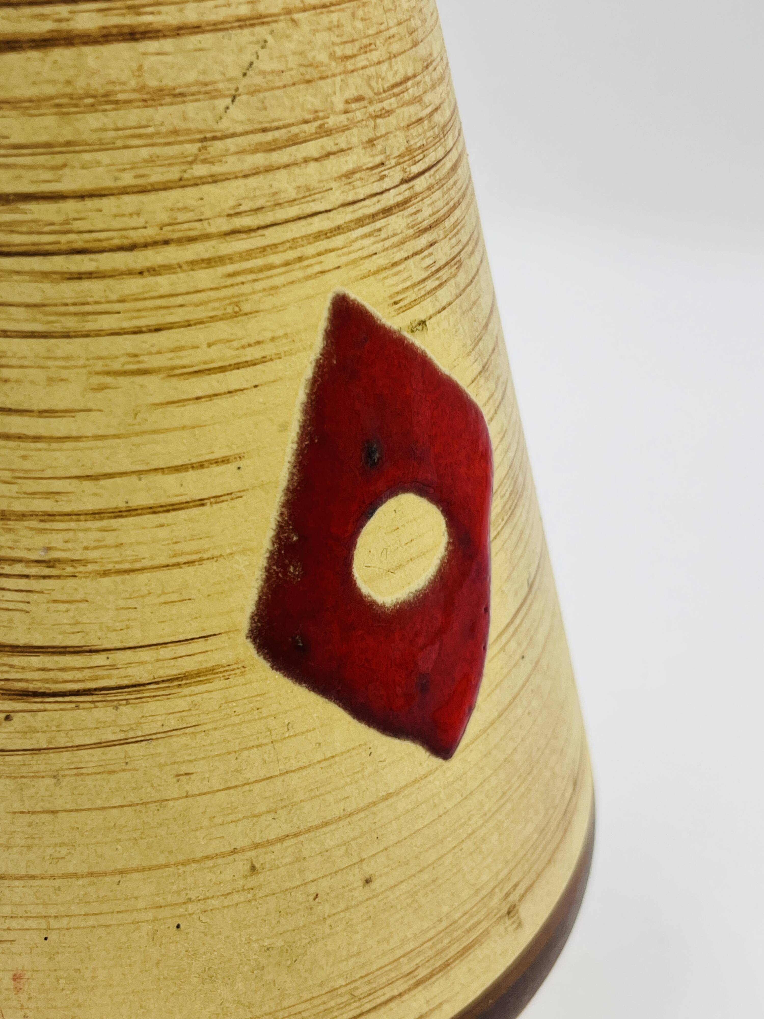 Vase cruche Dümler & Breiden jaune