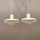 Hanging lamps from Danish ES Horn lighting, produced in the 80s.