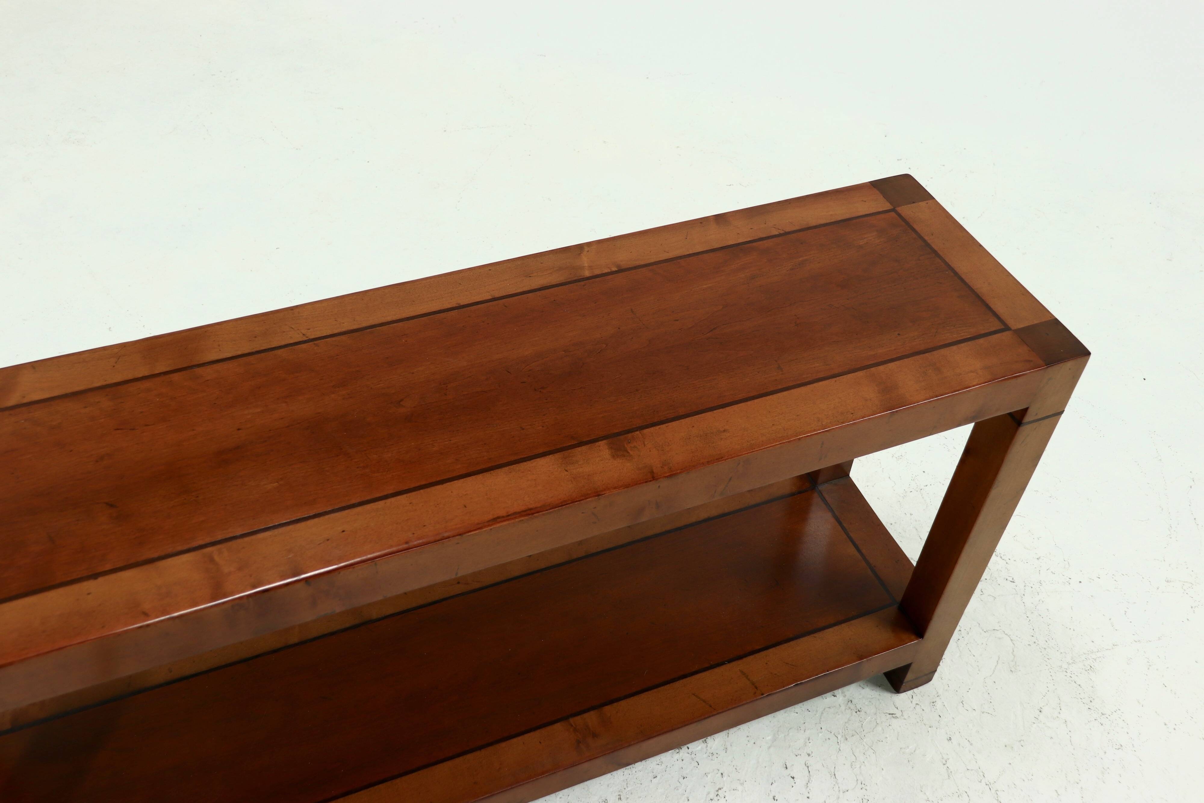 Table console Art Déco avec marqueterie en coromandel des années 1930