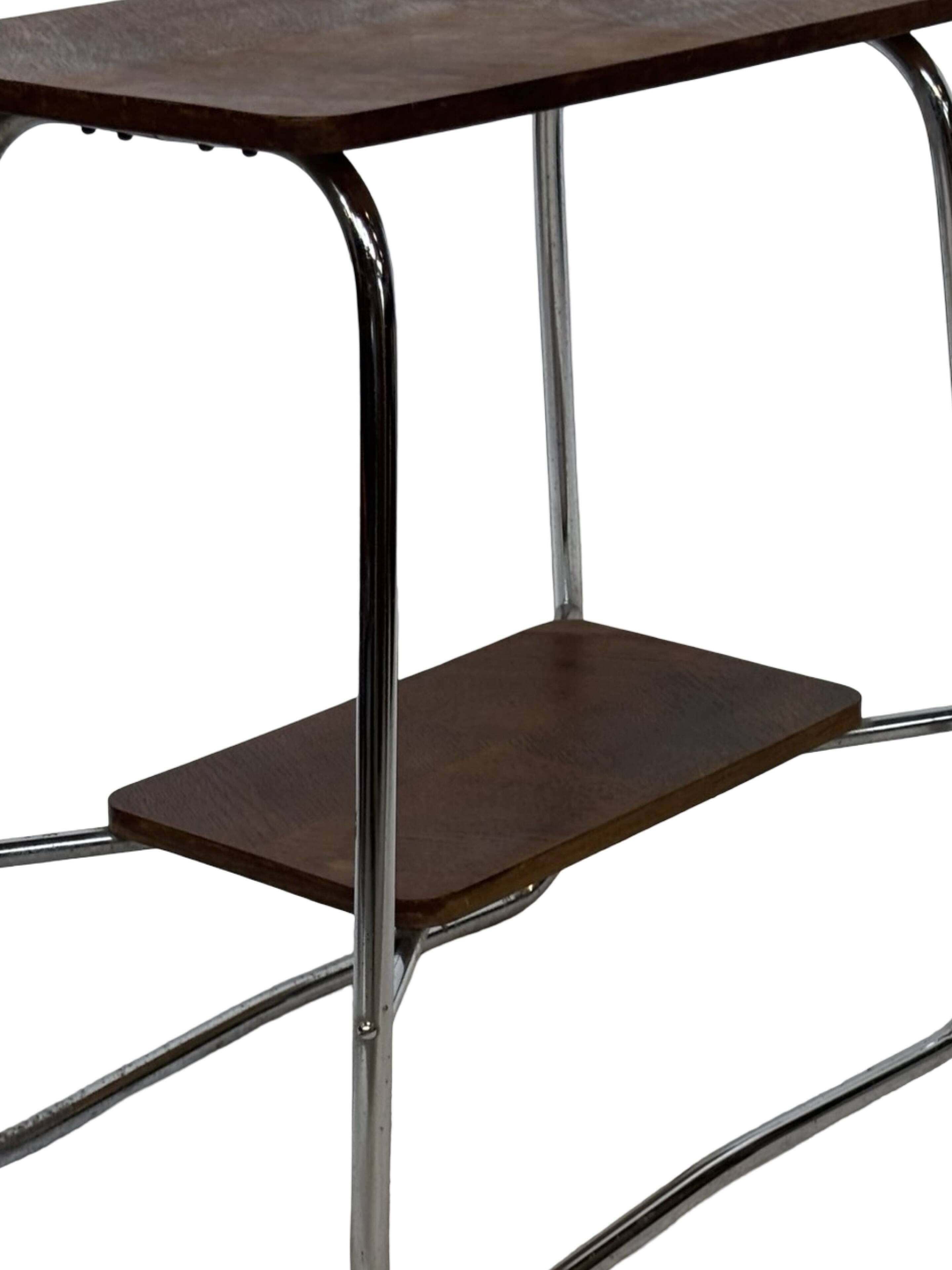 Vintage Art Deco / Bauhaus Style Side Table 60s