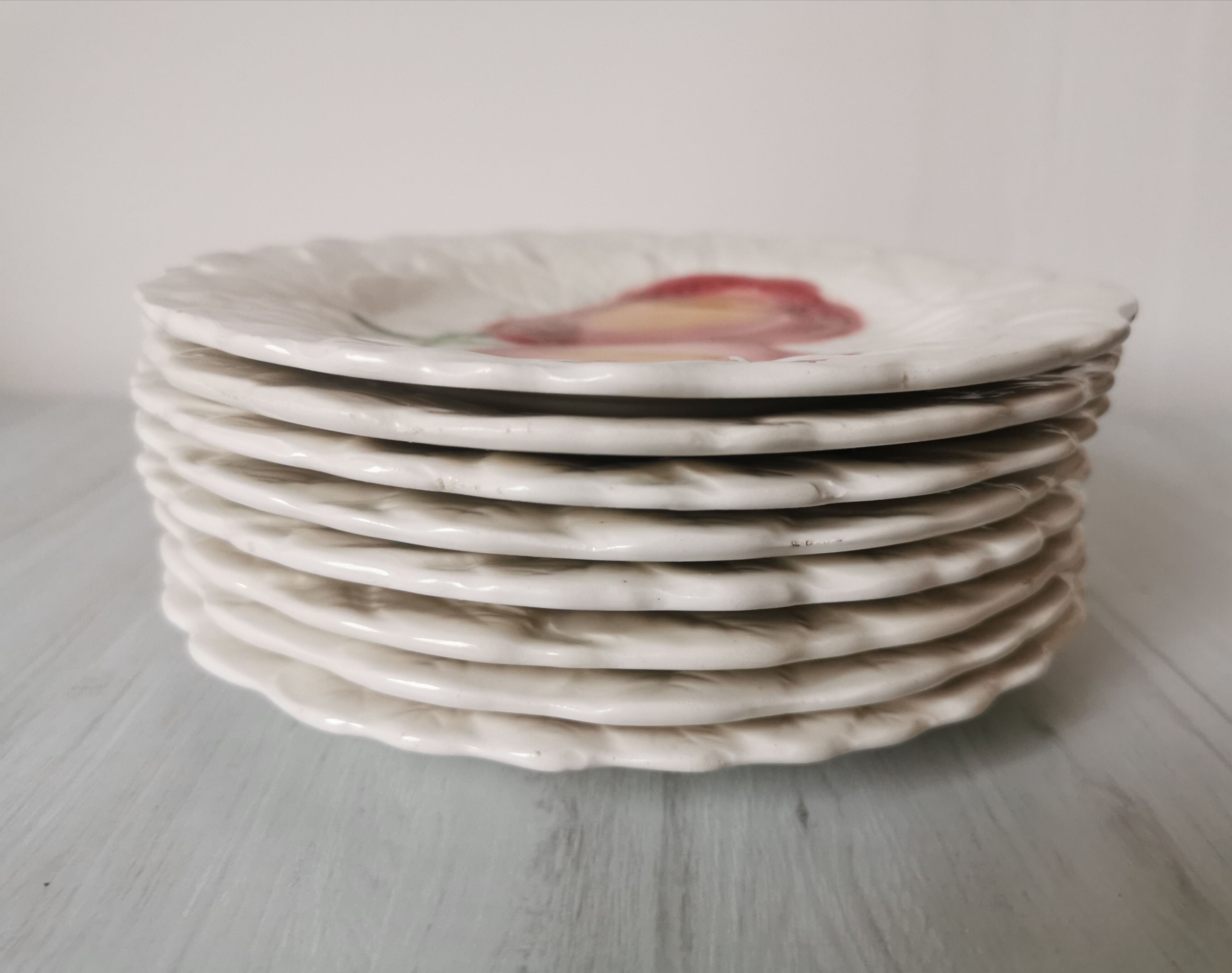 Sarreguemines Cavaillon fruit plates