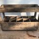 Old wooden wine rack vintage bottle holder x10