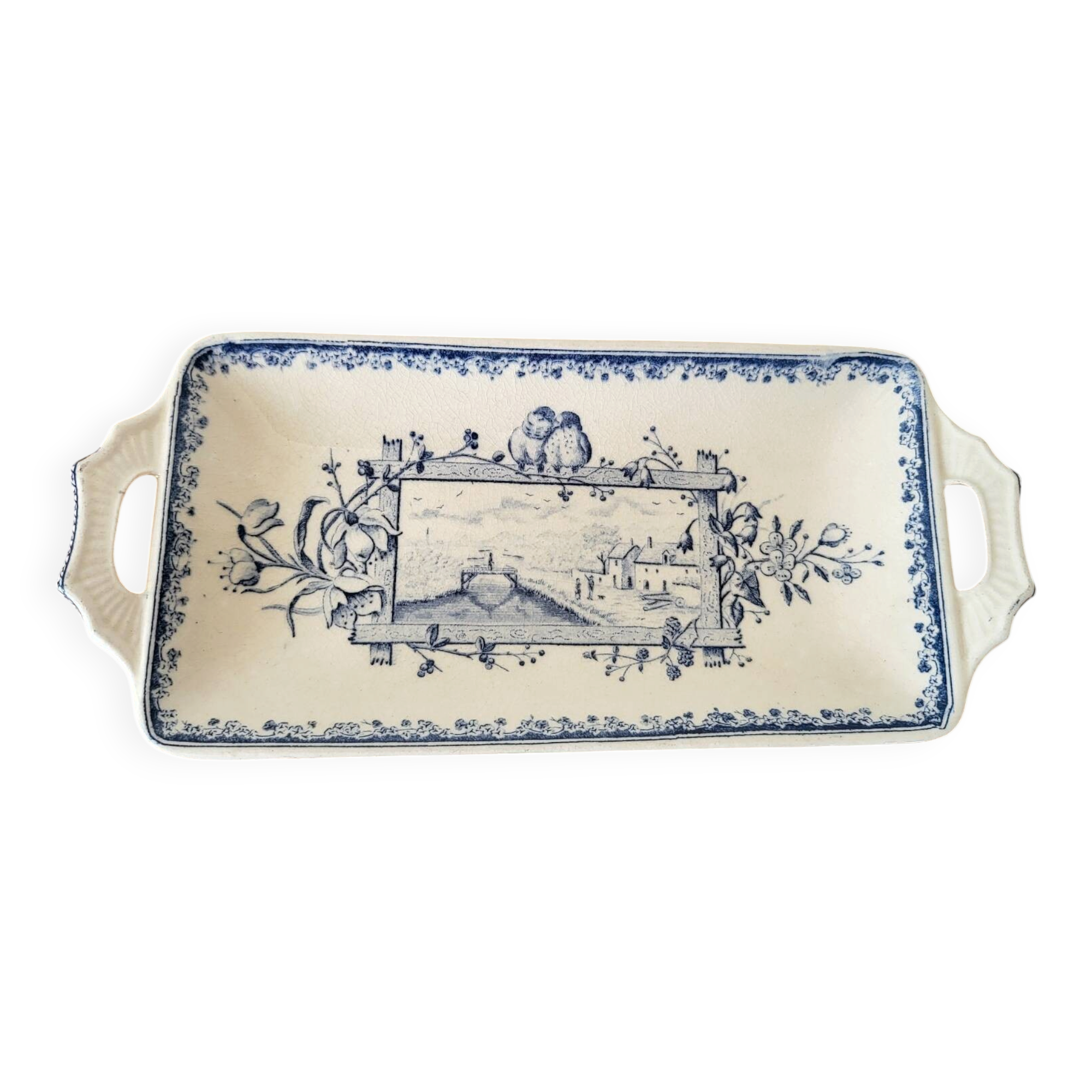 Ravier Petit plat rectangulaire en Terre de Fer
