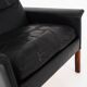 Fauteuil en palissandre, design scandinave, années 1960, designer : Hans Olsen, production : Danemark