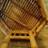 Side table, stool, bamboo plant stand