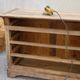 Antique Louis Philippe chest of drawers in solid walnut.