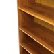 Vintage large teak bookcase Danish design from the 60s