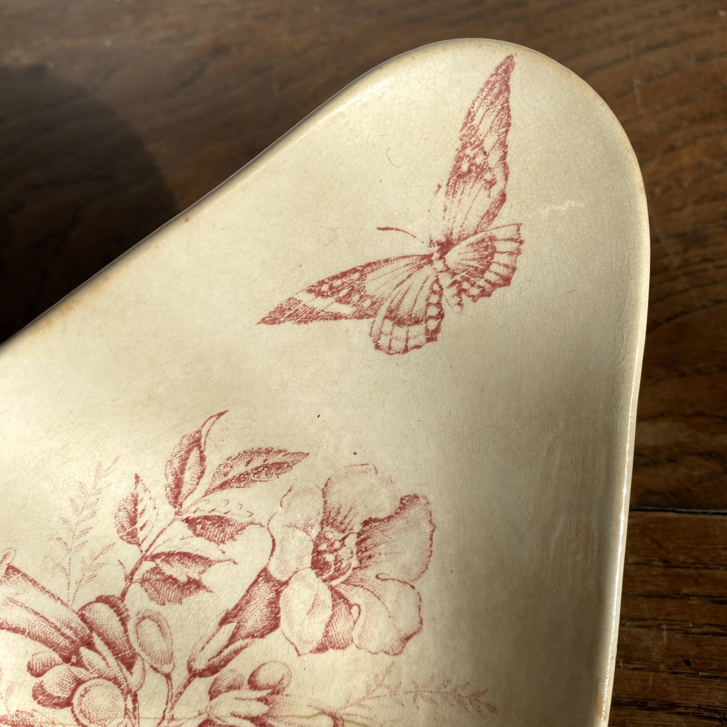 Badonviller ironstone dish with Virginia jasmine