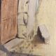 Huile sur carton vintage