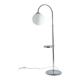 Lampe de sol chrome ajustable fonctionnelle, Tchécoslovaquie, années 1930