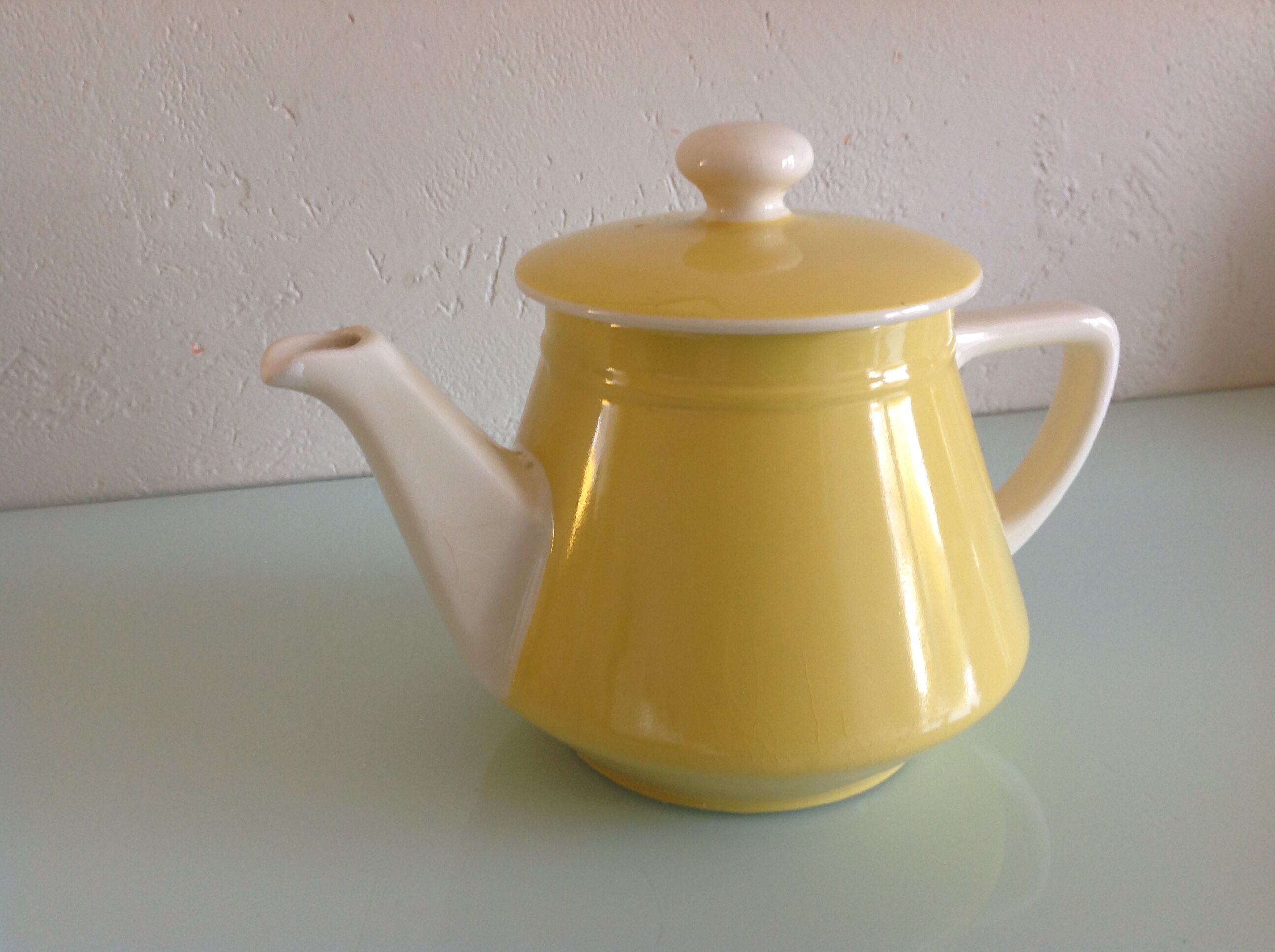 Yellow teapot by Villeroy - Boch vintage 50s-60s