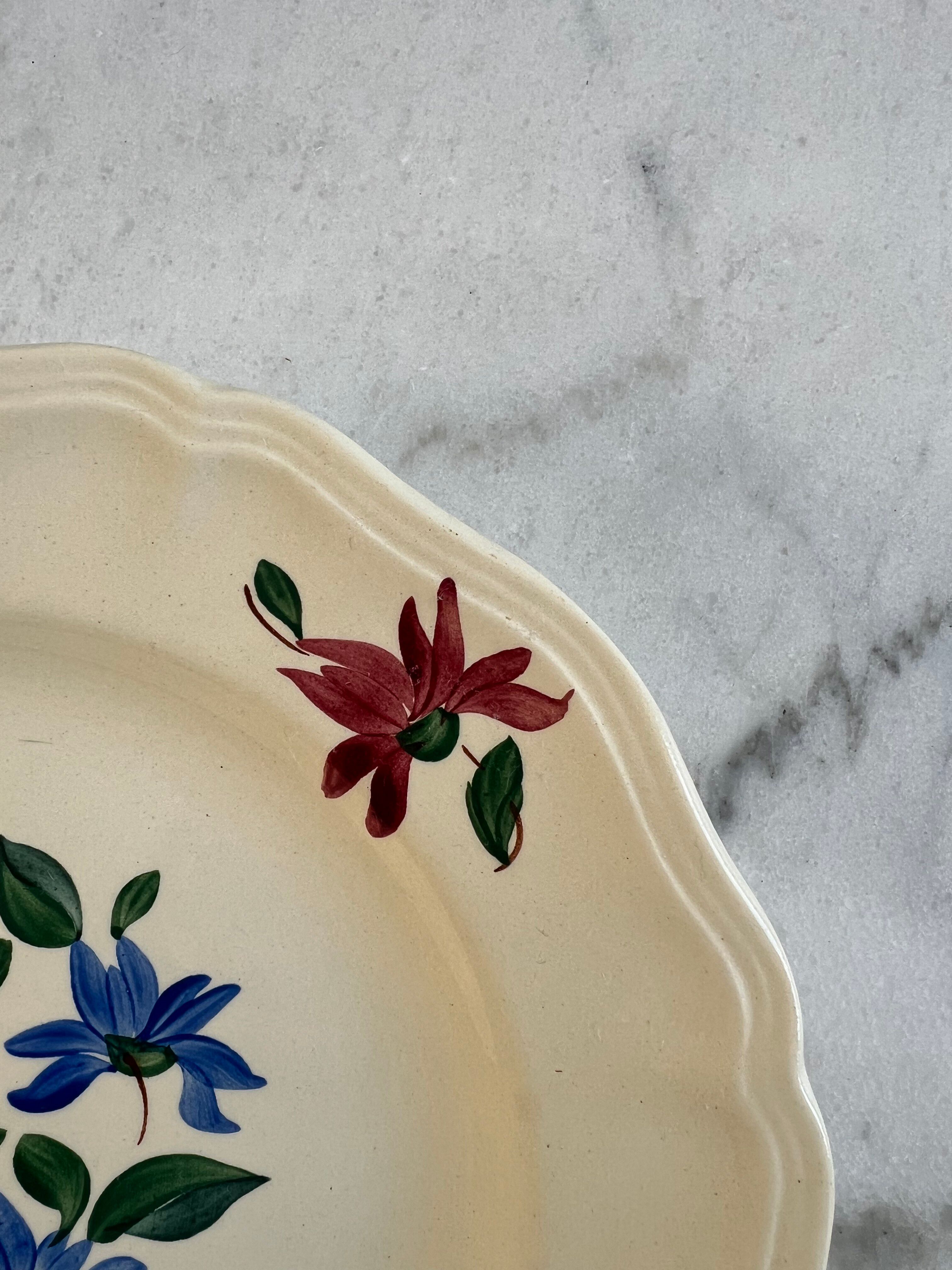 Plat de présentation, compotier Sarreguemines