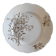 Plate with scalloped edge in antique earthenware
