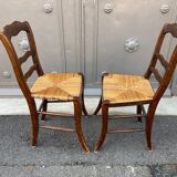 2 chaises bistrot 1930 Alsace
