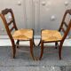 2 bistro chairs 1930 Alsace