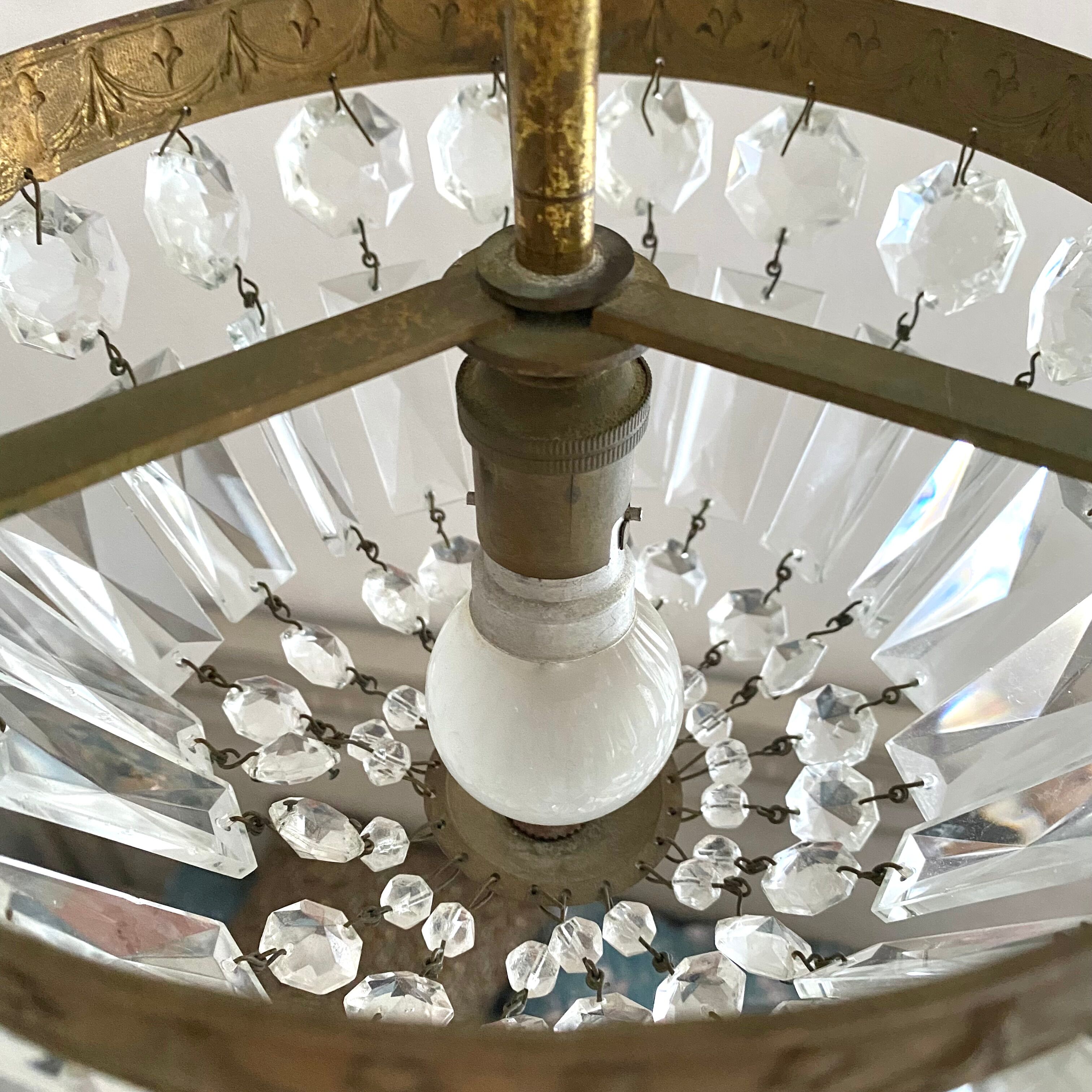 Old tassel ceiling lamp