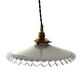 Vintage suspension in electrified white opaline to nine