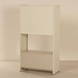 GISPEN 5600 SECRETAIRE BY A. R. CORDEMEYER, 1950S | SINGLE-PIECE IN GRAY, WHITE AND CREAM
