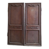 Paire de portes d armoire