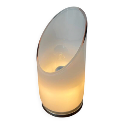 Lampe de bureau Leucos en verre de Murano Italie 1970