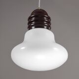Vintage 1970s Italian Murano 'Bulb’ Pendant Lamp by Enrico Tronconi