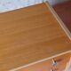 Commode vintage en bois clair des années 1970