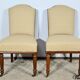 Paire de Chaises en Acajou de Cuba, époque Restauration – Début XIXe