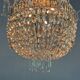 Pearl Bag, Chandelier Trimmed with Rows of Cut Crystal Beads, Circa 1