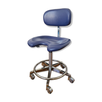 Fauteuil de dentiste en cuir vintage