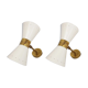 Paire d'appliques italiennes de design 50