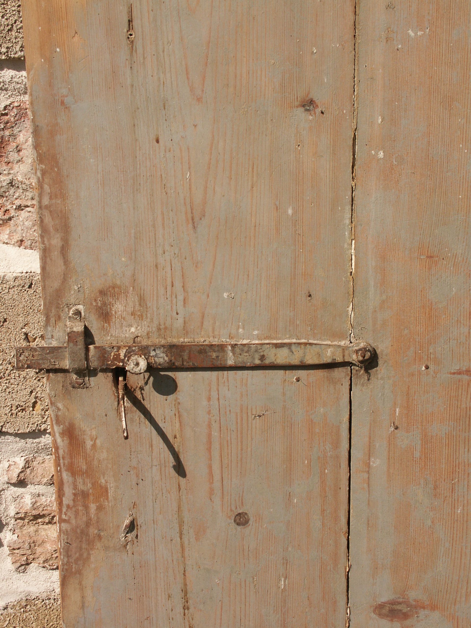 Farm outbuilding door