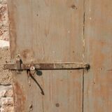 Farm outbuilding door