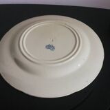 Assiette terre de fer Gien XIXÈME