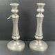 Pair of candlesticks in sitoleux tin 94% - h 27 cm